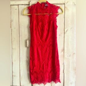 Read lace dress XS Red Dress Boutique